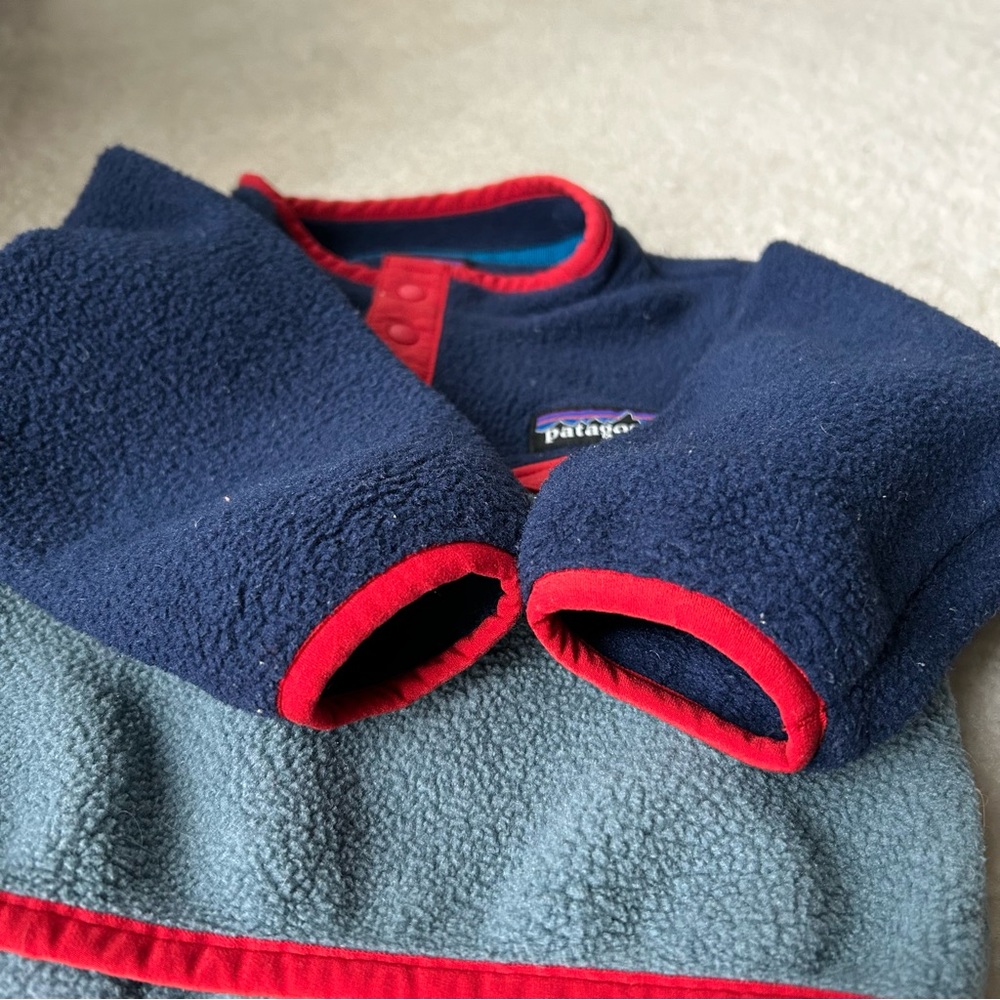 Patagonia Fleece Synchilla Pullover Jacket 6-12 Months - Picture 4 of 7